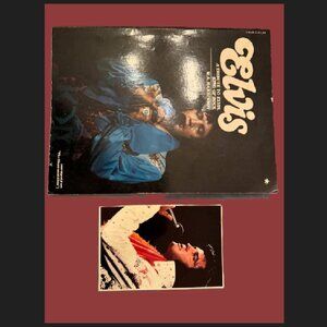 1976 Elvis Tribute Paperback Book Vintage Preowned
